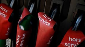 Dans une station-service à Paris le 9 octobre 2022