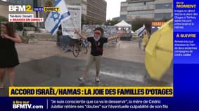 Accord Israël/Hamas: la joie sur la place des otages à Tel-Aviv