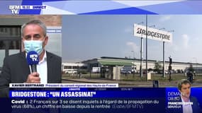  "Revoyez votre position, investissez et on sera avec vous": Xavier Bertrand lance un appel à Bridgestone