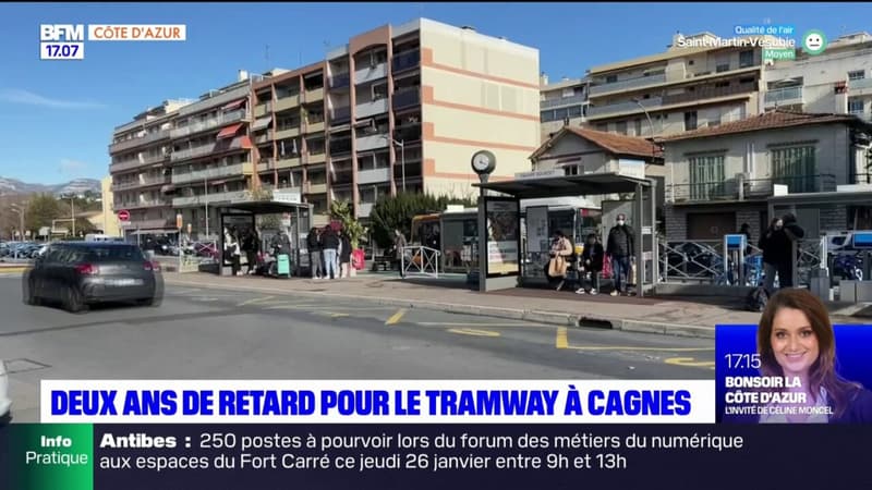 Cagnes-sur-Mer: le tramway devrait être livré avec deux ans de retard