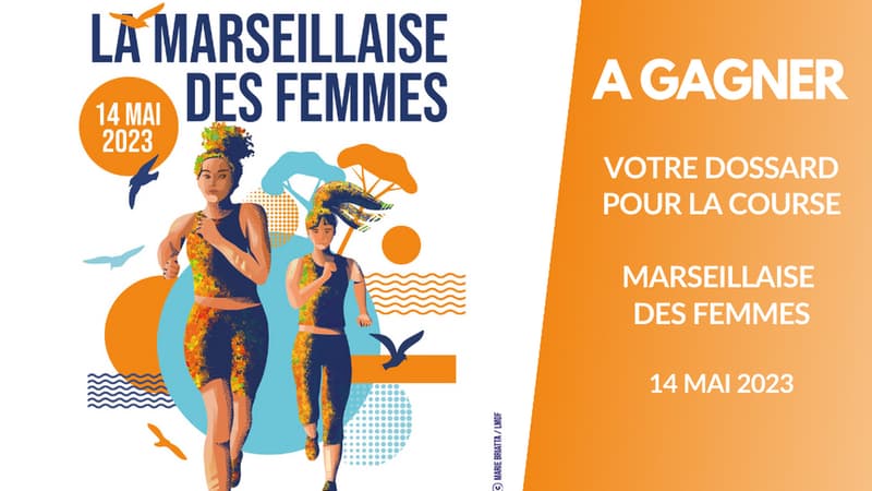 A gagner : votre dossard pour la marseillaise des femmes