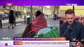 Le nombre de personnes sans domicile a doublé en 10ans 