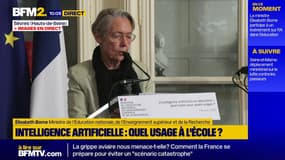 La ministre Élisabeth Borne prône l'usage de l'IA dans l'éducation, "un levier" pour les professeurs