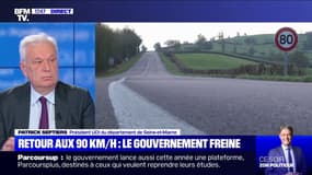 Retour aux 90 km/h: "C'est le président du département" qui aura le dernier mot, selon Patrick Septiers (UDI)