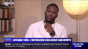 Après son procès, Théo Luhaka explique sur BFMTV être satisfait d'avoir "montré au monde avoir été victime de ce qu'il (lui) est arrivé"