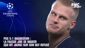 PSG 5-1 Basaksehir : La fausse joie de Bakker (qui rit jaune) sur son but refusé