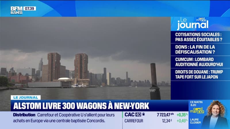 Alstom livre 300 wagons à New York