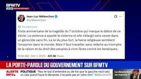 Anniversaire du 7-Octobre: "La violence a appelé la violence et elle s'élargit sans cesse dans un génocide sans fin", réagit Jean-Luc Mélenchon sur X