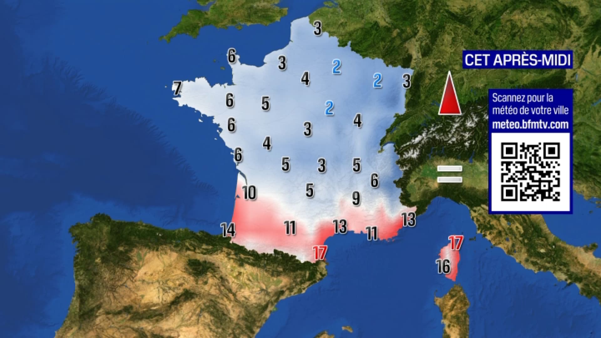Les maximales prévues pour le lundi 15 janvier 2024 