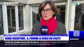 La ministre déléguée Agnès Firmin-Le Bodo en visite en Seine-Maritime