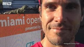 Un iguane perturbe le match de Haas au Masters 1000 de Miami