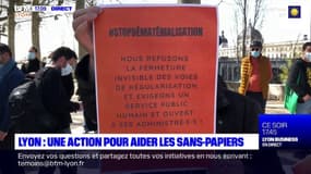 Lyon : une action pour aider les sans-papiers