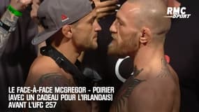 Le face-à-face McGregor - Poirier (avec un cadeau pour l'Irlandais) avant l'UFC 257
