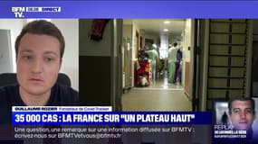 Covid-19: Guillaume Rozier évoque une baisse "plus lente" que lors des deux derniers confinements