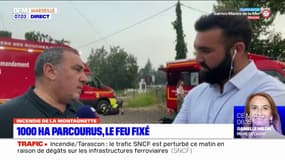 Incendie de la Montagnette: les pompiers restent mobilisés sur le flanc droit