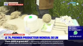Salon de l'agriculture: le département de la Seine-Maritime, premier producteur de lin au monde