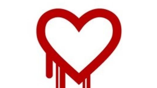 Le symbole de la faille informatique Heartbleed