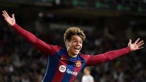 Marc Guiu, héros du Barça en marquant sur son premier ballon en professionnel, 22 octobre 2023