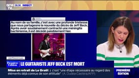 Le guitariste anglais Jeff Beck est mort cette nuit à l'âge de 78 ans