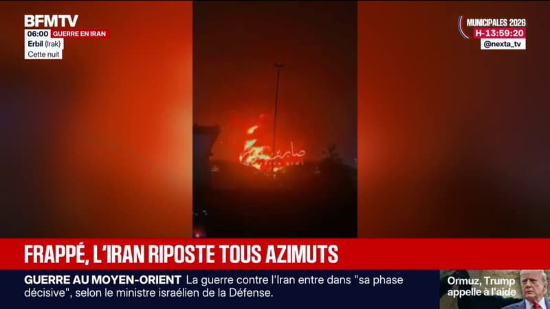 Guerre au Moyen-Orient: une nuit de frappes iraniennes sur des sites militaires américains dans les pays du Golfe