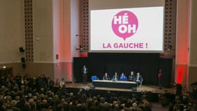 Meeting de "Hé oh la gauche !", le 25 avril 2016, à Paris.