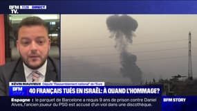 Hommage aux victimes françaises du Hamas: "Ce qui me pose problème, c'est l'absence d'Emmanuel Macron dans tout ça", affirme Kévin Mauvieux (RN)