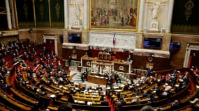 Vue générale de l'Assemblée nationale le 9 février 2021