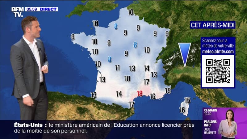 Regarder la vidéo Un ciel gris et des averses sur une grande partie de la France ce mercredi