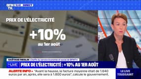 Les prix de l'électricité vont augmenter de 10% à partir du 1er août