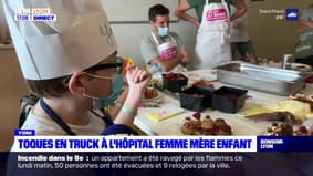 "Toques en Truck" à l'hôpital Femme Mère Enfant