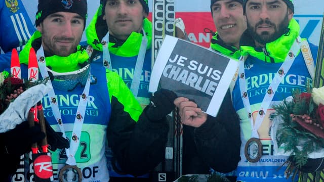 L'hommage des Bleus à Charlie Hebdo