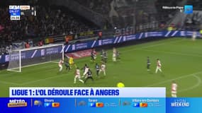 Ligue 1: l'OL déroule face à Angers