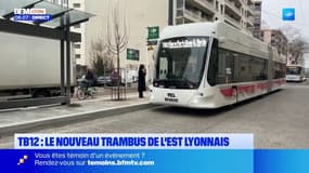 Voici le "TB12", le nouveau tramway-bus de l'Est Lyonnais