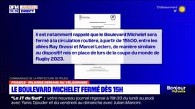 France-Irlande au Vélodrome: un important dispositif de sécurité déployé, le boulevard Michelet fermé jusqu'à 15h
