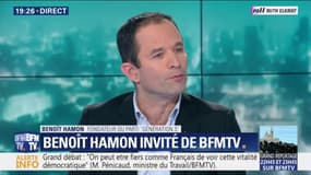 Benoît Hamon, (Génération-s): "Je ne suis pas d'accord avec le Président quand il dit ceux qui manifestent sont complices des violences"