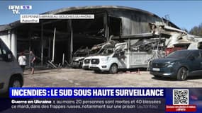 Incendies dans le sud de la France: les sinistrés constatent les dégâts