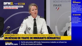 Trafic de migrants: "un démantèlement assez rare" souligne Laurène Capelle (police aux frontières)