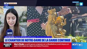 Le chantier de Notre-Dame de la Garde continue