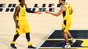 Victor Oladipo et Cory Joseph
