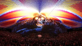 La Sphere de Las Vegas lors de l'UFC 306, le 15 septembre 2024