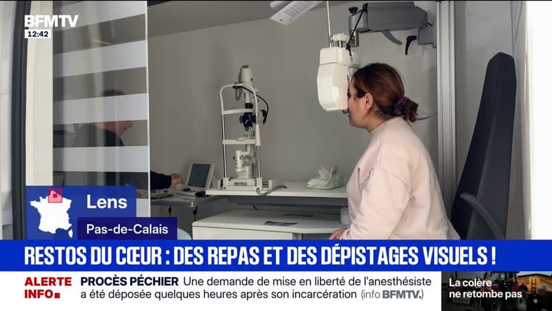 "Objectif, deux jours pour y voir clair": les Restos du cœur organisent des dépistages visuels pour les plus précaires à Lens