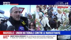 "Il y a un climat de terreur" selon Raphaël Glucksmann présent à la marche pour Mehdi Kessaci
