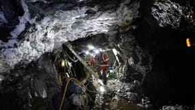 La mine d'or de Clogau-St David's au Pays de Galles (Royaume-Uni), le 27 mars 2025. 

