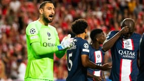 Gianluigi Donnarumma lors de Benfica-PSG, le 5 octobre 2022