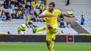 Oswaldo Vizcarrondo lors du match Nantes-Montpellier (0-2, L1), le 17 avril 2016