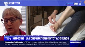 Consultation à 30 euros chez le généraliste: "On est très en-dessous de la moyenne européenne", estime Sophie Bauer, présidente du syndicat des médecins libéraux