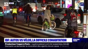 Voitures et vélos, une cohabitation difficiles en Ile-de-France