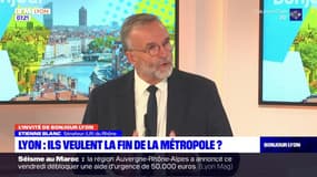 Étienne Blanc, sénateur LR du Rhône, défend la suppression de la métropole de Lyon