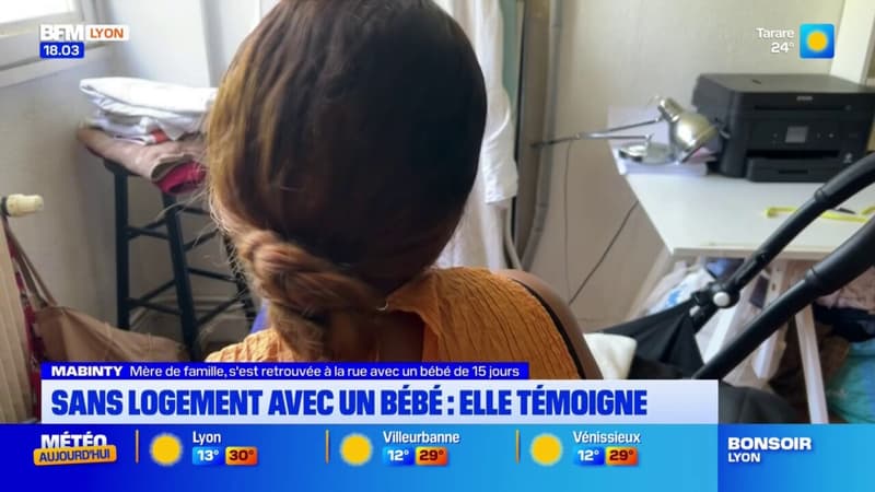 Lyon: le témoignage d'une mère mise à la rue avec son bébé