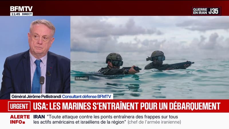 Guerre en Iran: l'armée américaine diffuse des images de ses Marines en exercice